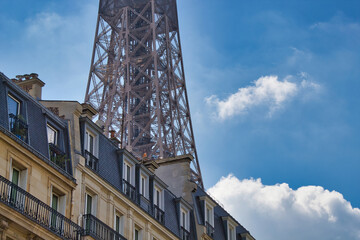 view of the eiffel tower