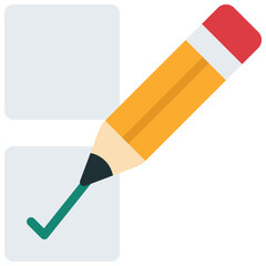 Tick Box Pencil Icon