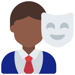 Masked Corrupt Candidate Icon