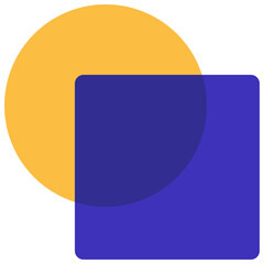 Overlapped Shapes Icon