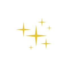 Sparkle vector icon isolated. Shine symbol