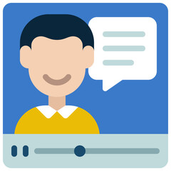 Video Instructor Icon