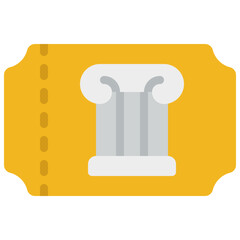 Museum Ticket Icon