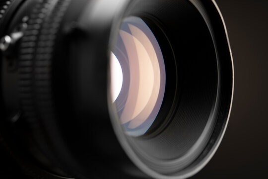 Close-up of a camera lens     