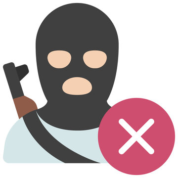 No Terrorism Icon