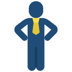 Proud Business Person Icon