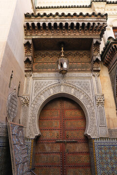 Door of a Building in Fez, Morocco