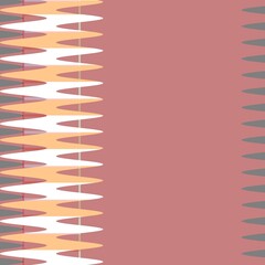 Blank notepad cover template. For scrapbooking. Illustration.