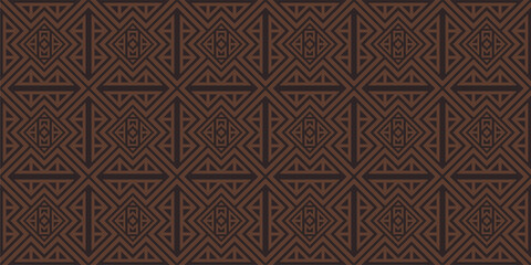 flat ornament line pattern design