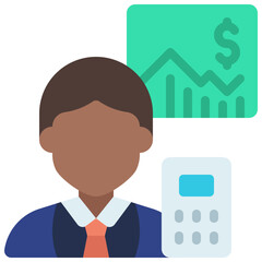 Accountant Person Icon