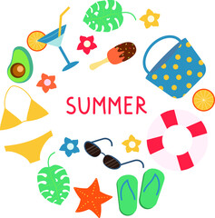 summer vacation accessories collection