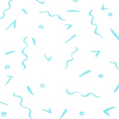 Abstract blue and white chaotic lines background 