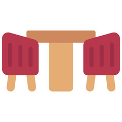Round Chair Setup Icon