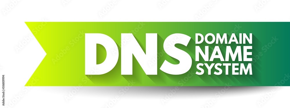 Aufkleber dns domain name system - hierarchical naming system built on a distributed database for computers, s