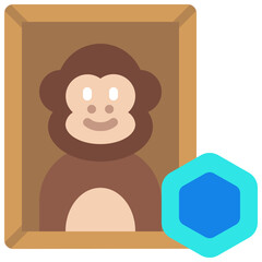 Ape NFT Art Icon