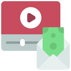 Video Paycheck Icon