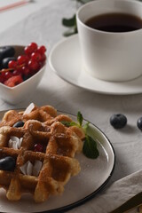 breakfast with coffee