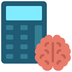 Brain Calculator Icon