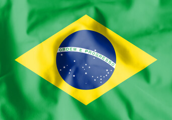 Flag of Brazil. Flag of the Federative Republic of Brazil