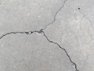 Obraz premium Crack floor cement texture 
