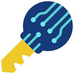 Cyber Key Icon