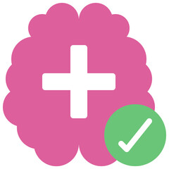 Obraz premium Good Mental Health Icon