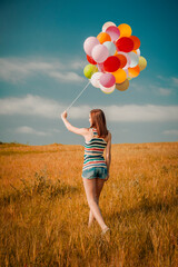Happy day with ballons
