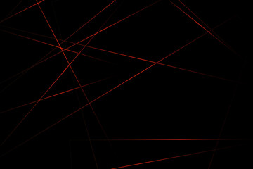 Abstract black with red lines, triangles background modern design. Vector illustration EPS 10.