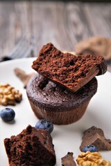 chocolate muffins