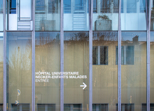 H&ocirc;pital pour enfants malades Necker - Paris - France