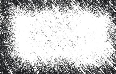 Dark Messy Dust Overlay Distress Background. Easy To Create Abstract Dotted, Scratched, Vintage Effect With Noise And Grain