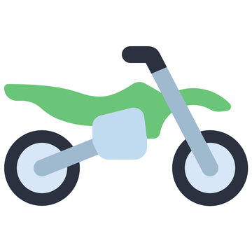 Motocross Motorbike Icon