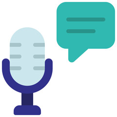 Audio Microphone Message Icon