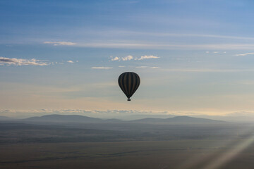Fototapeta premium hot air balloon in the sky