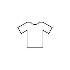 Shirt, Fashion, Polo, Clothes Thin Line Icon Vector Illustration Logo Template. Suitable For Many Purposes.