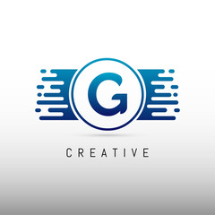 Initial Letter G Logo Template Design.Creative Letter G Logo Design.