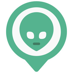 Fototapeta premium Alien Icon