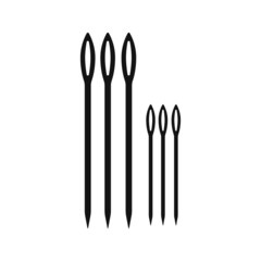 Vector hand drawn silhouette illustration