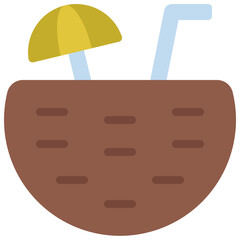 Coconut Drink Icon