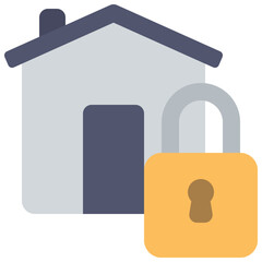 Home Security Lock Icon