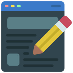 Blog Writing Icon