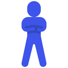 Folded Arms Person Icon