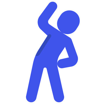 Sports Stretching Person Icon