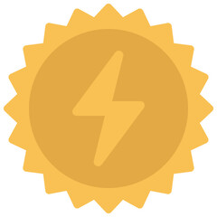 Solar Power Sun Icon