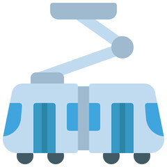 Electric Tram Icon