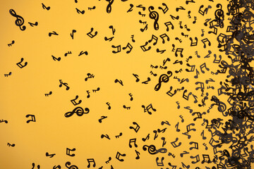 musical notes pattern