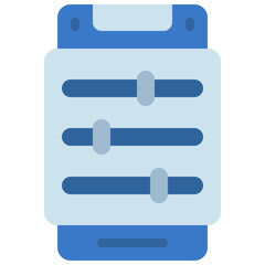 Obraz premium Mobile App Controls Icon