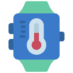 Smart Watch Heating Icon