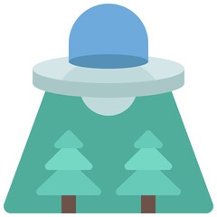 UFO Over Forrest Icon