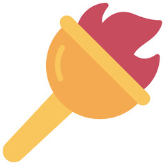 Flaming Torch Icon